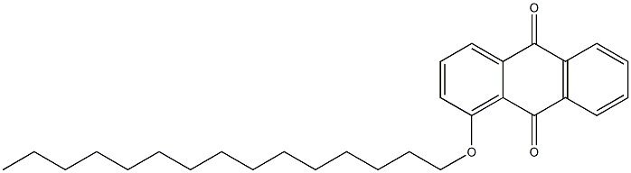1-Pentadecyloxy-9,10-anthraquinone Struktur