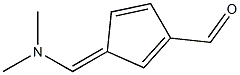 3-[(Dimethylamino)methylene]-1,4-cyclopentadiene-1-carbaldehyde Struktur