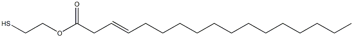 3-Heptadecenoic acid 2-mercaptoethyl ester Struktur