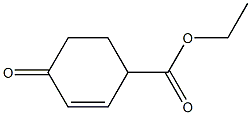 4-Oxo-2-cyclohexene-1-carboxylic acid ethyl ester Struktur