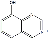 8-Hydroxyquinazolinium ion Struktur