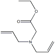 (Diallylamino)acetic acid ethyl ester Structure
