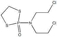 2-[Bis(2-chloroethyl)amino]-1,3,2-dithiaphospholane 2-oxide Struktur
