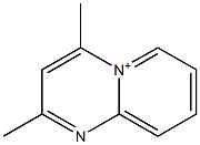 2,4-Dimethylpyrido[1,2-a]pyrimidin-5-ium Struktur