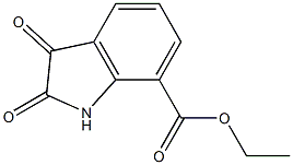 Isatin-7-carboxylic acid ethyl ester Struktur