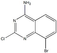 8-bromo-2-chloroquinazolin-4-amine
 Structure