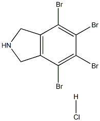 4,5,6,7-tetrabromoisoindoline hydrochloride Structure