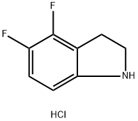 4,5-Difluoroindoline hydrochloride, 1158918-84-3, 結(jié)構(gòu)式