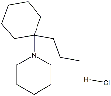 1-(1-PROPYLCYCLOHEXYL)PIPERIDINE HYDROCHLORIDE Struktur