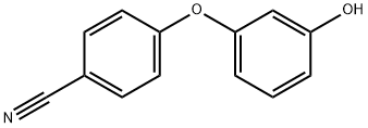 4-(3-hydroxyphenoxy)benzonitrile Struktur