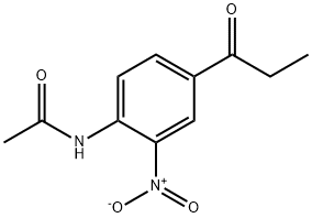 Acetamide, N-[2-nitro-4-(1-oxopropyl)phenyl]- Struktur