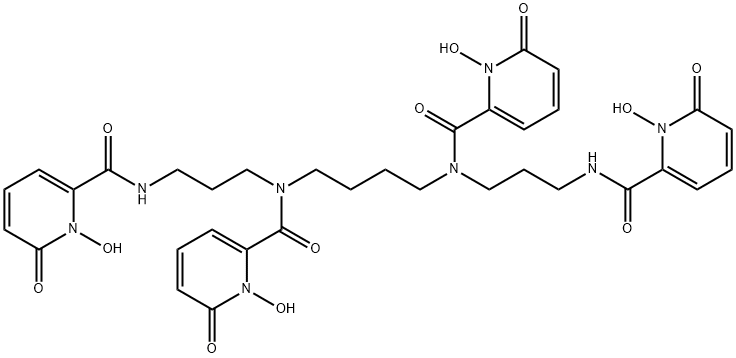 3,4,3-LI(1,2-HOPO) 結(jié)構(gòu)式