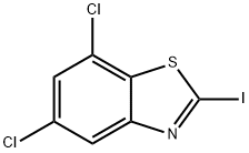Benzothiazole, 5,7-dichloro-2-iodo- Struktur
