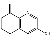 3-Hydroxy-6,7-dihydro-5H-quinolin-8-one Struktur