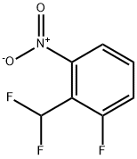 Benzene, 2-(difluoromethyl)-1-fluoro-3-nitro- Struktur