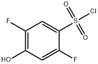 Benzenesulfonyl chloride, 2,5-difluoro-4-hydroxy- Struktur