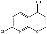 2H-Pyrano[2,3-b]pyridin-4-ol, 7-chloro-3,4-dihydro- Struktur