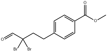 Benzoic acid, 4-(3,3-dibromo-4-oxobutyl)-, methyl ester