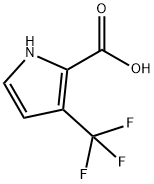 1H-Pyrrole-2-carboxylic acid, 3-(trifluoromethyl)- Struktur
