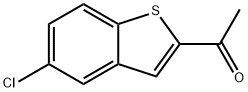 Ethanone, 1-(5-chlorobenzo[b]thien-2-yl)- Struktur