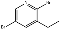 Pyridine, 2,5-dibromo-3-ethyl- Struktur