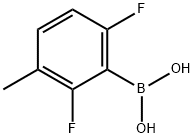 Boronic acid, B-(2,6-difluoro-3-methylphenyl)- Struktur