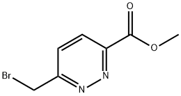 Methyl 6-（bromomethyl）pyridazine-3-carboxylate Struktur