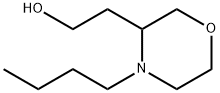 3-Morpholineethanol, 4-butyl- Struktur