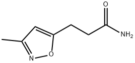 5-Isoxazolepropanamide,3-methyl-(9CI) Struktur