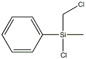 Benzene, [chloro(chloromethyl)methylsilyl]- Struktur