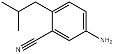 Benzonitrile, 5-amino-2-(2-methylpropyl)- Struktur