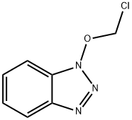 1H-Benzotriazole, 1-(chloromethoxy)- Struktur
