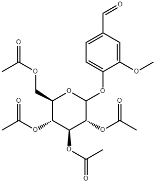 4-O-(2',3',4',6'-四氧-乙?；?Β-D-吡喃葡萄糖基)香草醛
