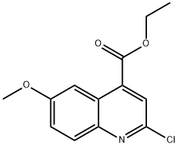 4-Quinolinecarboxylic acid, 2-chloro-6-methoxy-, ethyl ester