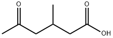 Hexanoic acid, 3-methyl-5-oxo- Struktur