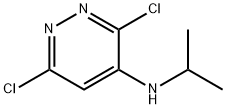 4-Pyridazinamine, 3,6-dichloro-N-(1-methylethyl)- Struktur