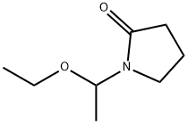 2-Pyrrolidinone, 1-(1-ethoxyethyl)- Struktur