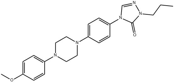 3H-1,2,4-Triazol-3-one, 2,4-dihydro-4-[4-[4-(4-methoxyphenyl)-1-piperazinyl]phenyl]-2-propyl-