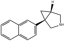 (1R,5S)-1-(2-萘基)-3-氮雜雙環(huán)[3.1.0]己烷 結構式