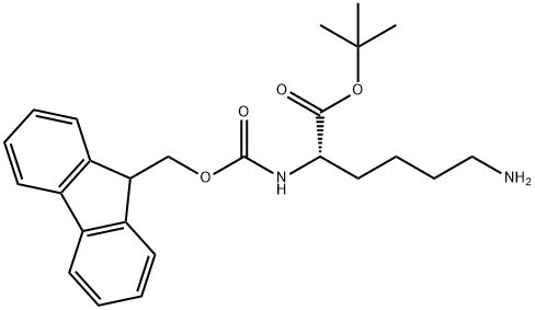 N2-FMOC-L-賴氨酸叔丁酯, 940941-43-5, 結構式