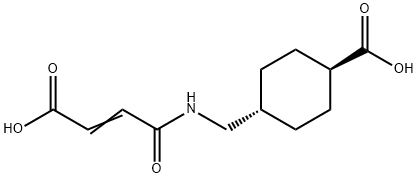 Cyclohexanecarboxylic acid, 4-[[(3-carboxy-1-oxo-2-propen-1-yl)amino]methyl]-, trans-