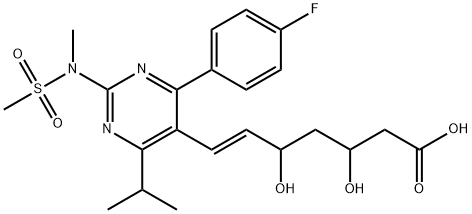 rac-Rosuvastatin Struktur