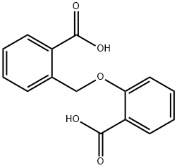 2-(2-carboxyphenoxymethyl)benzoic acid Struktur
