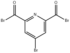 2,6-Pyridinedicarbonyl dibromide, 4-bromo-