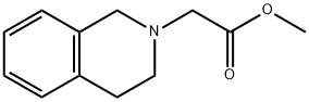 2(1H)-Isoquinolineacetic acid, 3,4-dihydro-, methyl ester Struktur