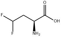 (2S)-2-amino-4,4-difluorobutanoic acid Struktur