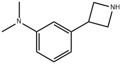 Benzenamine, 3-(3-azetidinyl)-N,N-dimethyl- Struktur