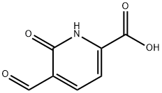 5-formyl-6-hydroxypyridine-2-carboxylic acid Structure