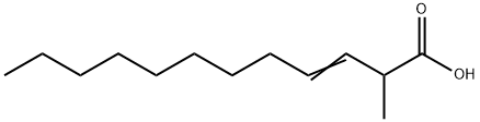 3-Dodecenoic acid, 2-methyl- Struktur