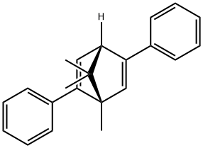 Bicyclo[2.2.1]hepta-2,5-diene, 1,7,7-trimethyl-2,5-diphenyl-, (1S,4S)- Struktur
